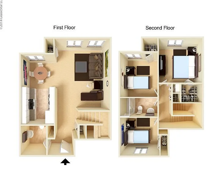 Large 3 Bed 1.5 Bath