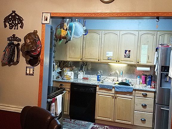 kitchen view off dining room