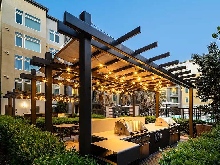 Phase II grill area
