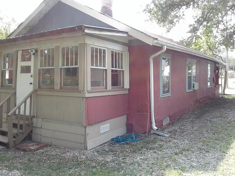 Rear of house