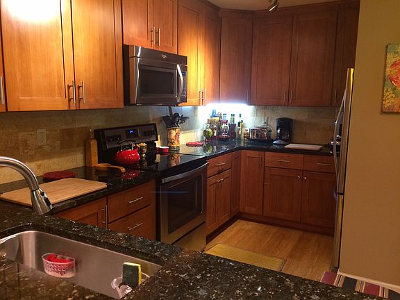 Kitchen with stainless appliances
