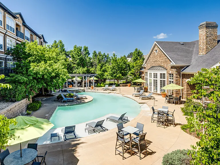 Enjoy sun-kissed days by our bright apartment pool