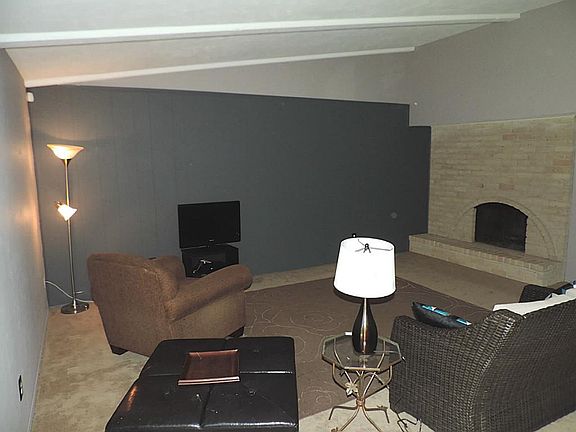 Another View of the wonderful Den with Brick fireplace!