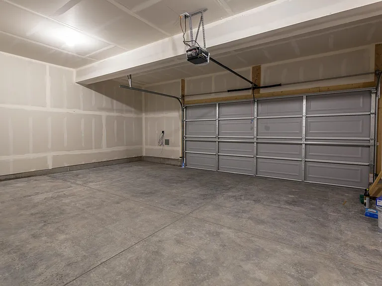 Large oversized attached 2 car garage