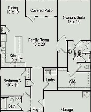 First Floor with Options on Homesite 7