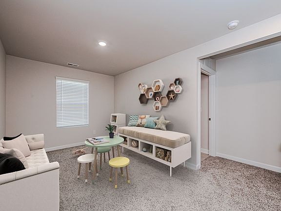 Turn the upstairs loft into a kids play area.