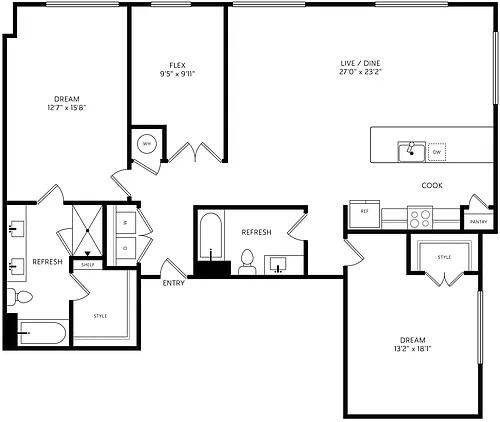 Floor plan B4
