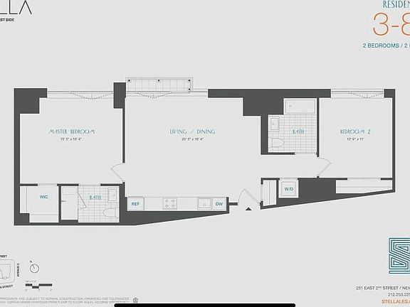 2nd image of 251 E 2nd St #3F