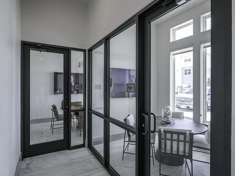 Private conference room and coworking space