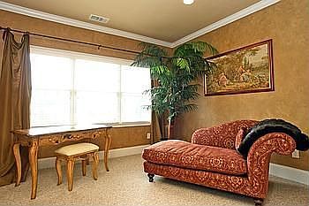 Sitting room off of Master Suite