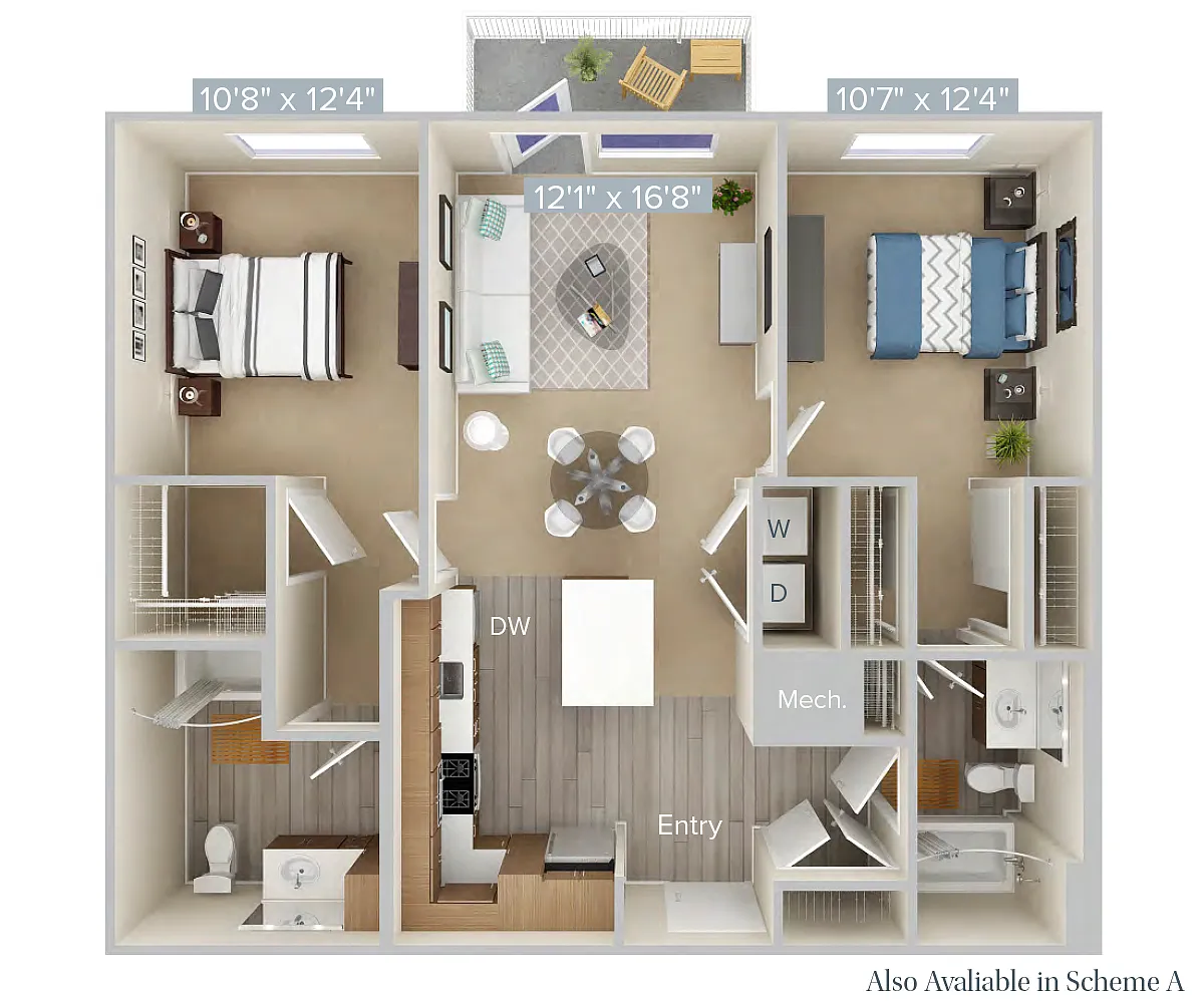 Floor plan B2-1042-B