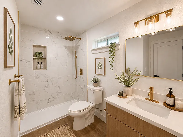 Master Bath Staged