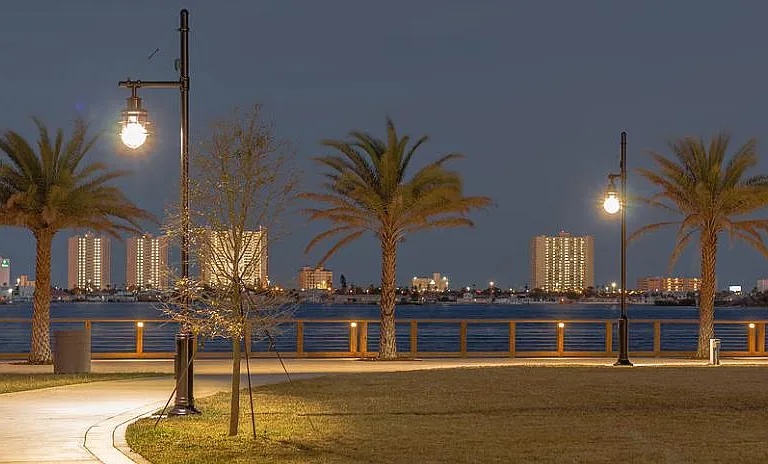 Twilight view of Intracoastal - this is from adjacent park - same from townhouse!