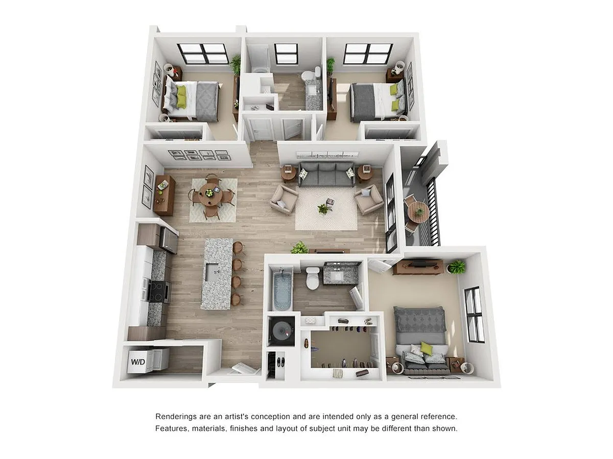Floor plan C1 - The Commodore