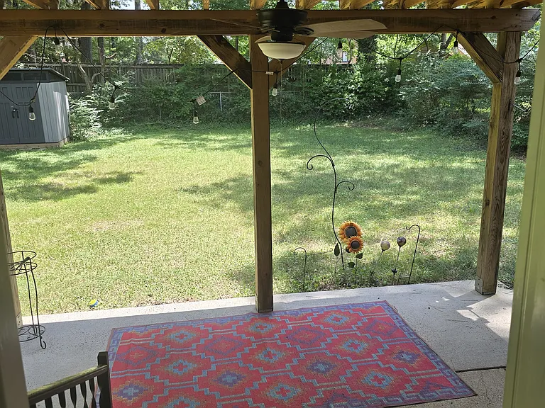 Nice covered patio