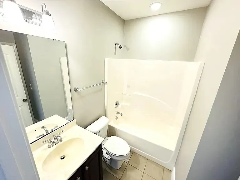 First floor full bathroom, Moen fittings