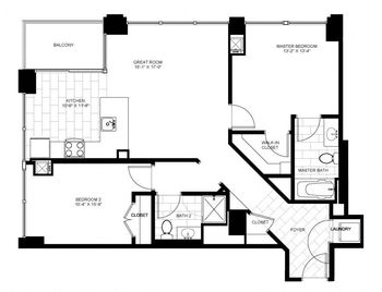 Two Bed (1080 SF) - 1809