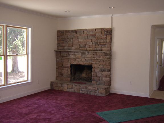 Custom Stone Fireplace for those cold winter nights to gather around.