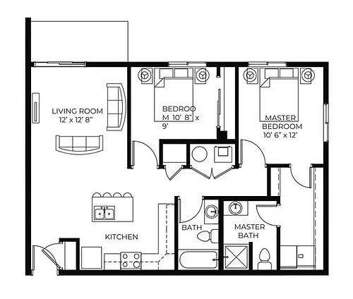 Floor plan B3