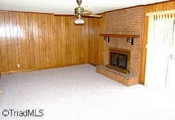 fireplace in living room