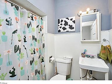 Bathroom with original charm