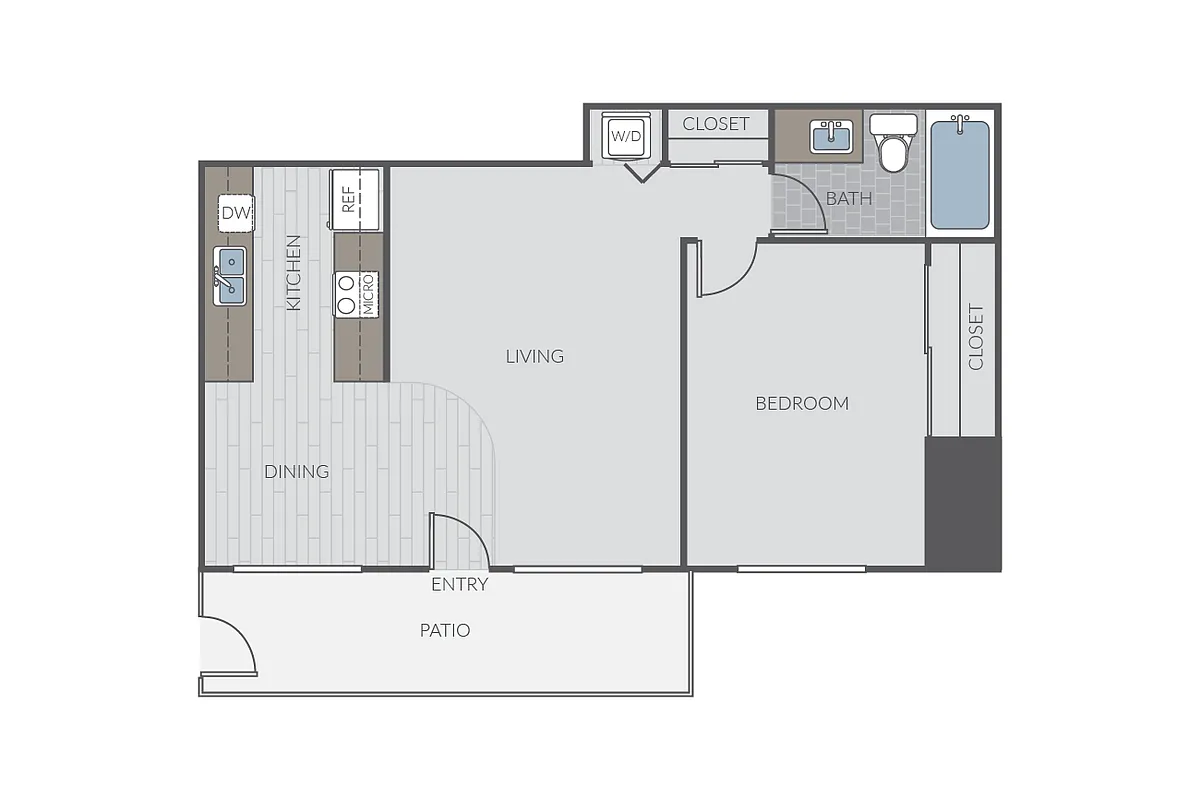 Floor plan Plan 1A