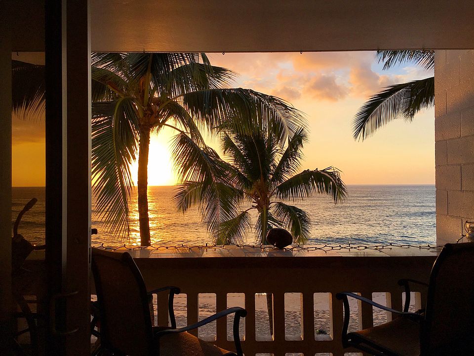 Sunset from the lanai