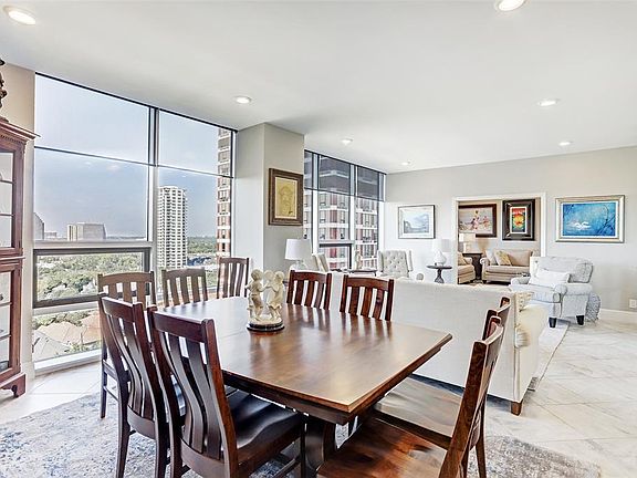 Dining area open to living area