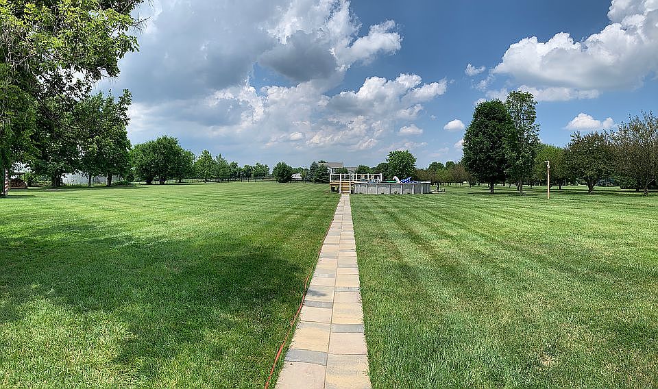 Rear view - back yard