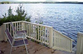 Lakeside sun deck