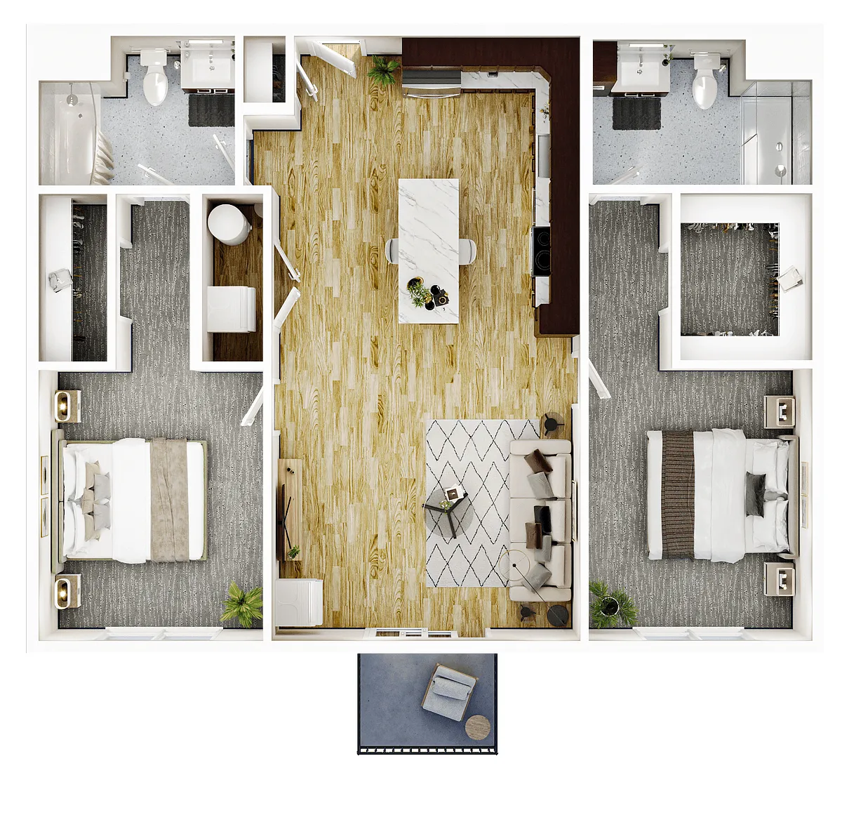 Floor plan Clover
