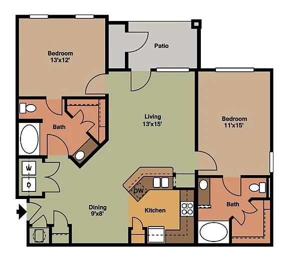 Floor plan Washington