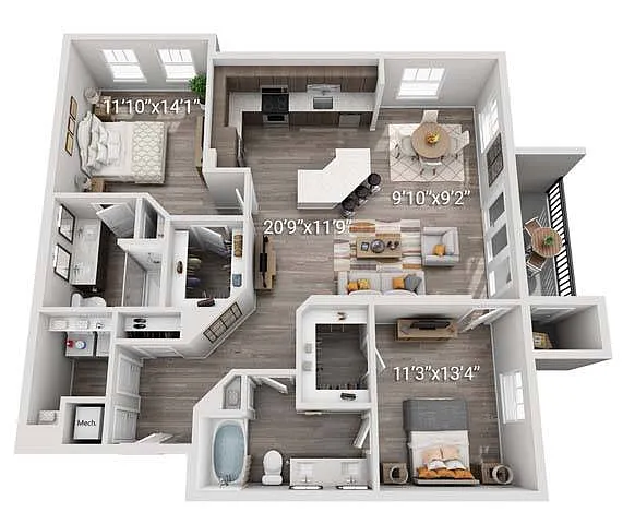 Floor plan Broadstone