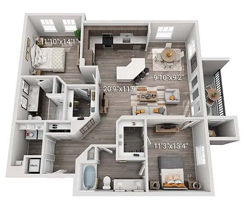 Floor plan Broadstone