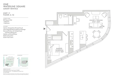 Floor plan Waterline 1: A7