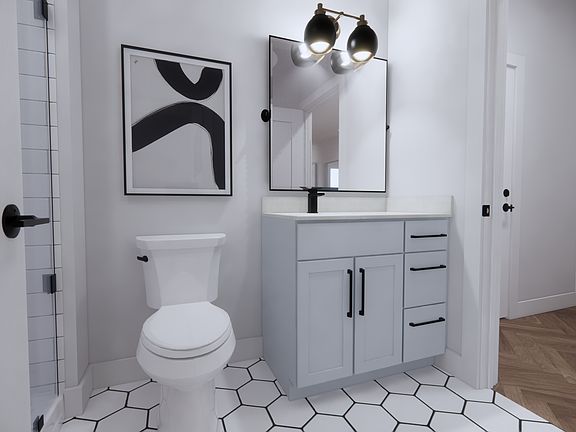 Photo is another rendered unit image at Portico