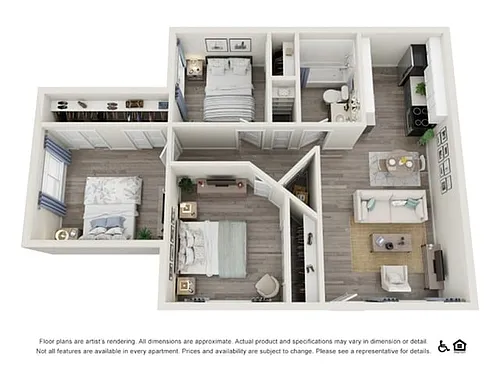 Floor plan KaloTrio
