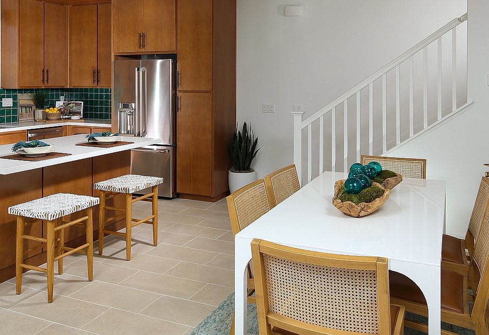 Sea House Plan 1 Model Home Kitchen