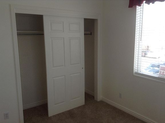 Bedroom closet, sliding doors