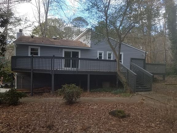 Rear of house