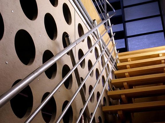 Stairs to bedroom level