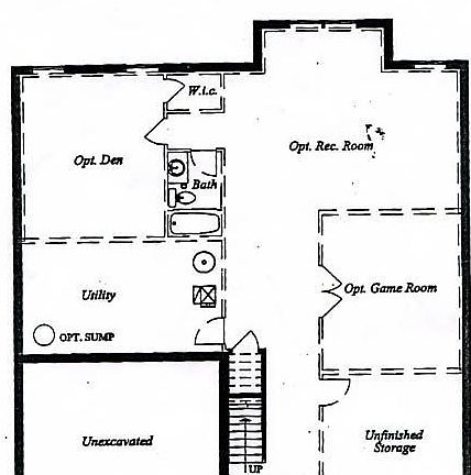 Basement - Framed and Plumbed