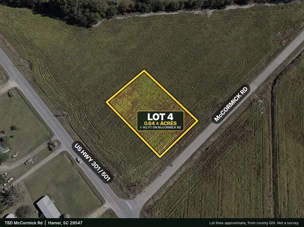 TBD McCormick Rd. Lot 4, Hamer, SC 29547