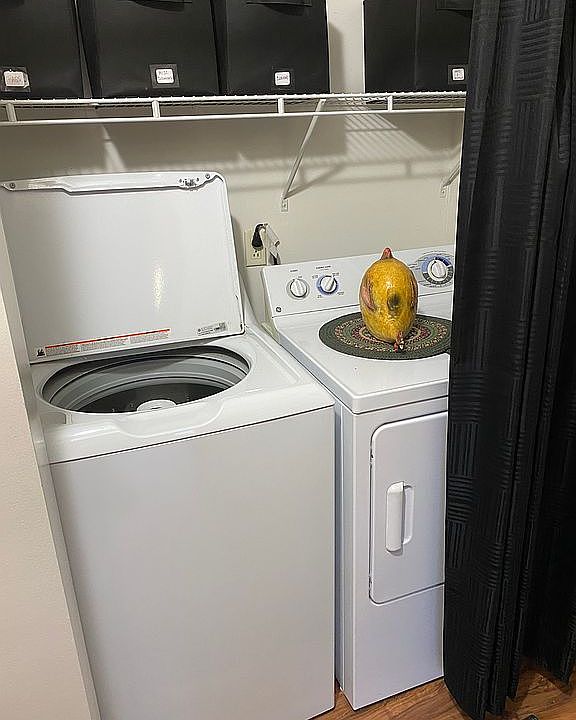Washer and dryer sold with