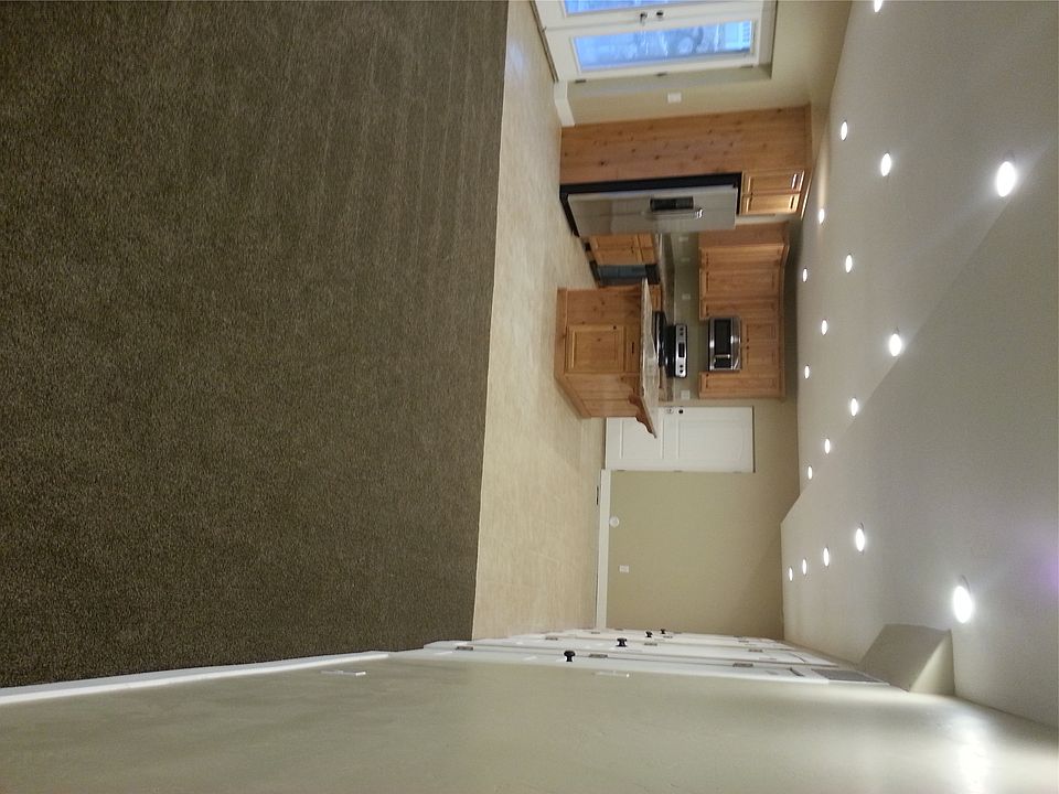 Front room and kitchen