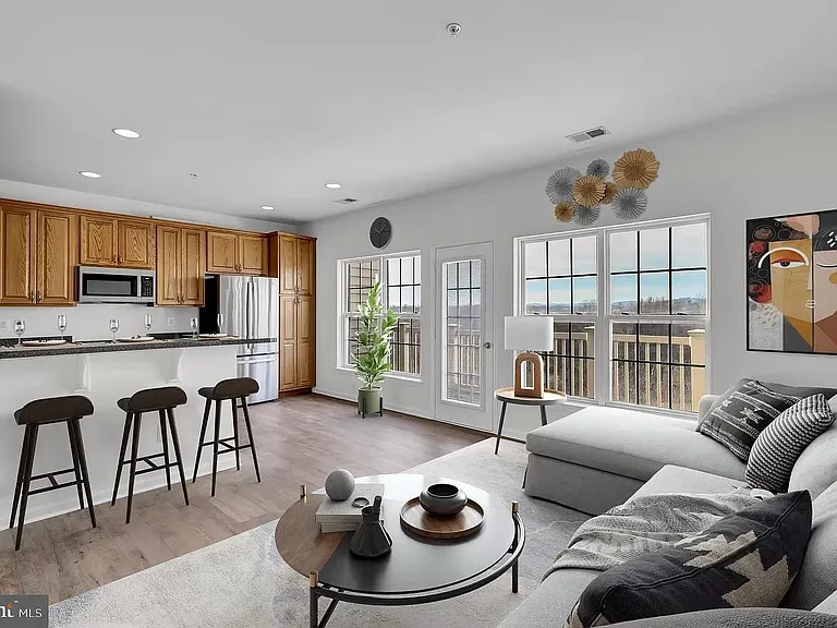 Kitchen with sitting Area