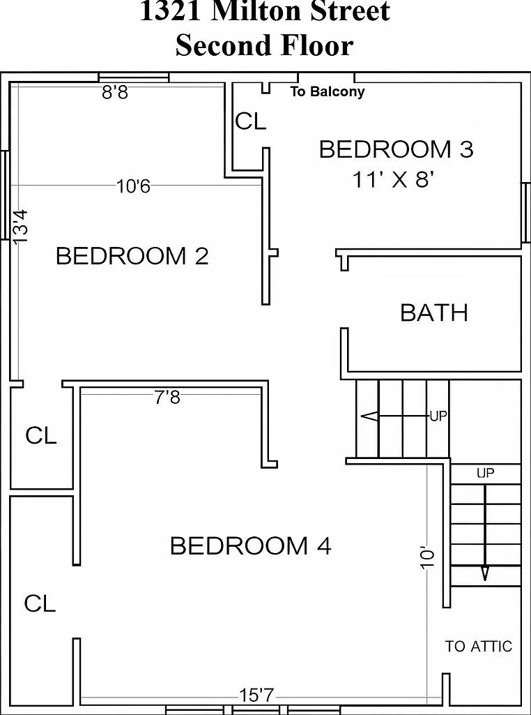 1321 Milton St. (5 BR) - Tallard Apartments — Photo 3