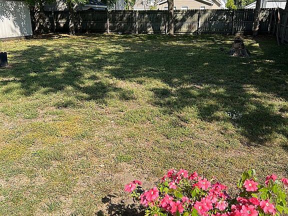 Large yard w/ Privacy Fence