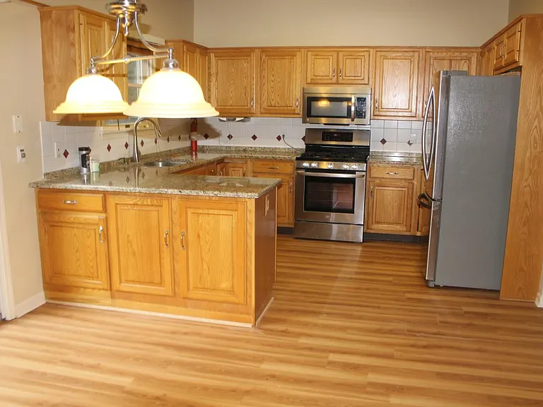 Eat in Kitchen with slide door to the deck