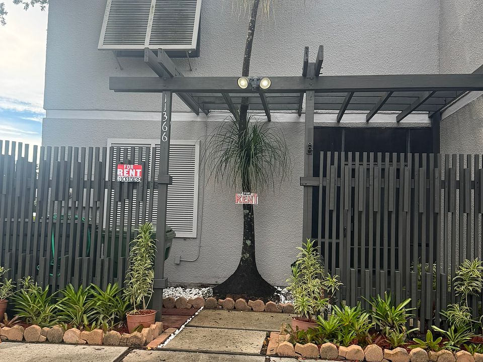 Outside view with 2 designated parking spaces